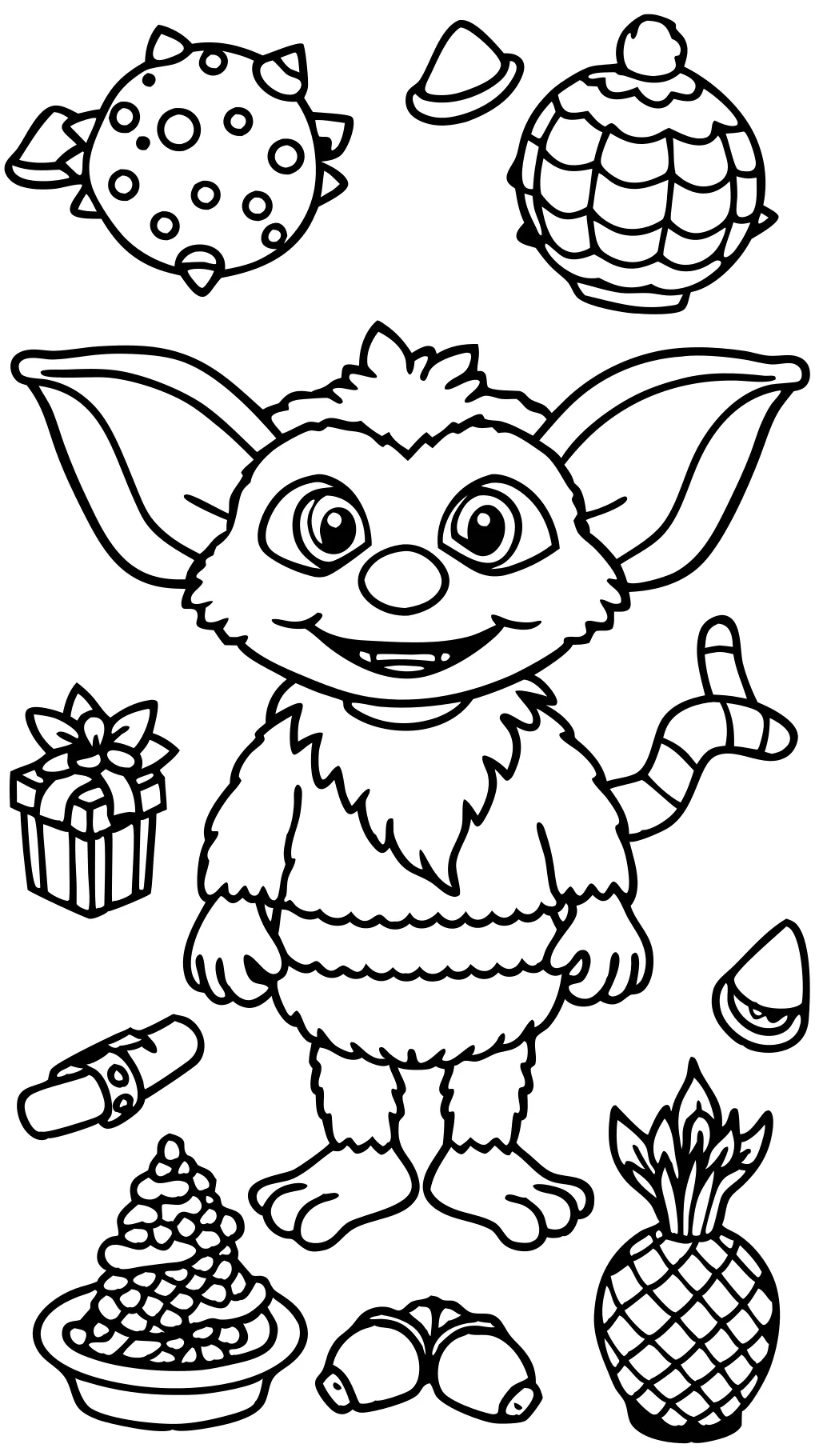 Página para colorear de Gremlins